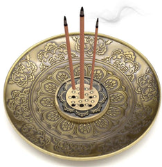 Beautiful Tibetan Triple Stick Incense Holder