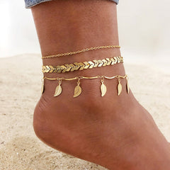 Gold Anklet Jewelry
