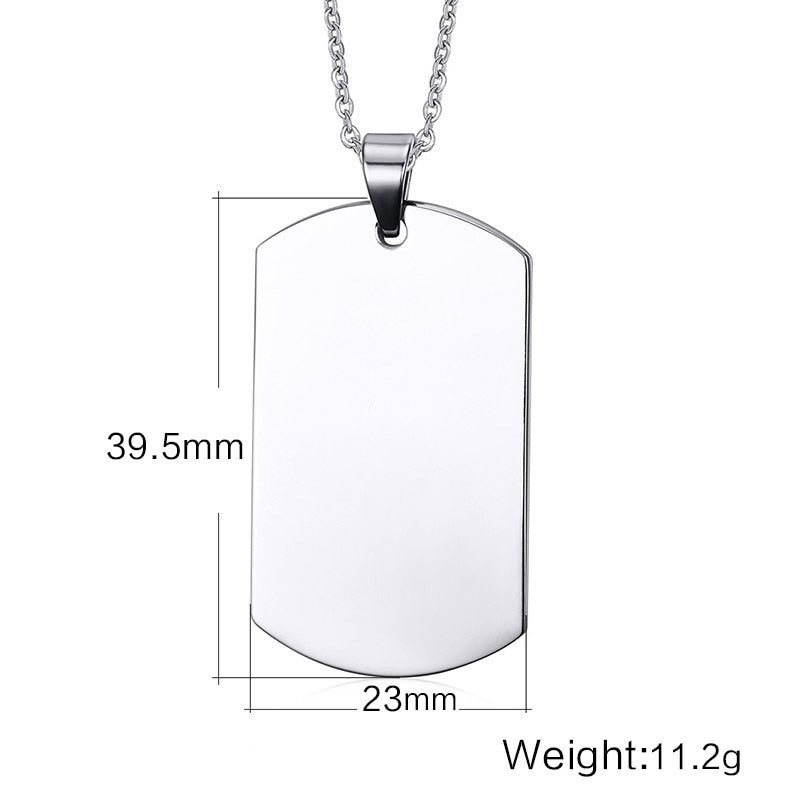 "Men's Stainless Steel Double Necklace"
