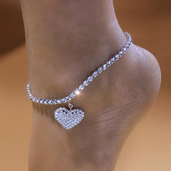 Beautiful ankle bracelets.