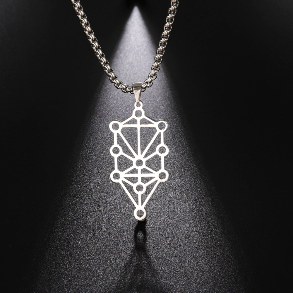 Sephirot Kabbalah Necklaces in Steel.