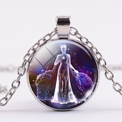 Zodiacal Sign Astrology Necklace.