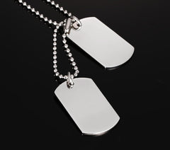"Men's Stainless Steel Double Necklace"