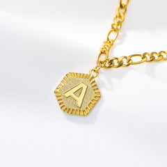 Stainless Steel Letter A-Z Anklet