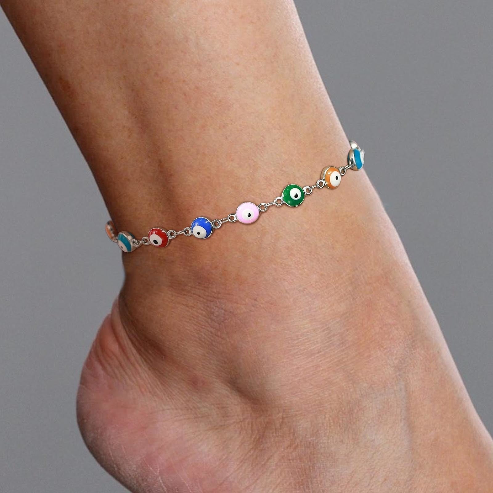 "Blue Woman Relaxing Anklet"