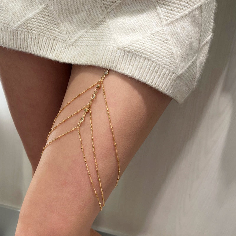 "Sexy Female Leg Chain"
