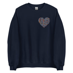 Sweatshirt Unisexo Coração Pequeno - My dear oraculo store