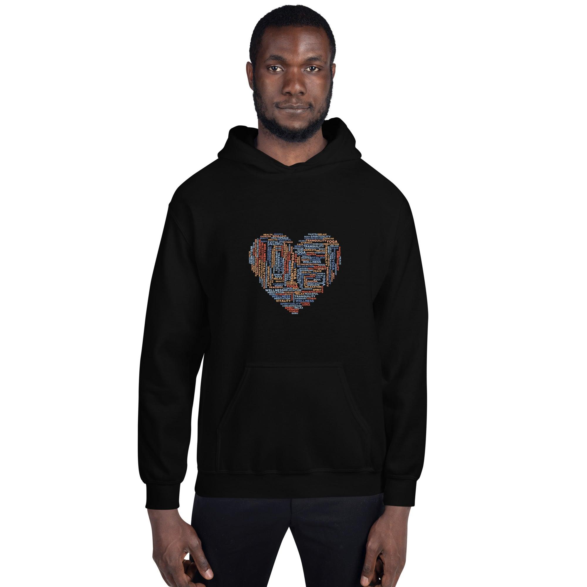 Sweatshirt com Capuz Unisexo Coração - My dear oraculo store