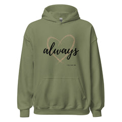 Always You and Me Couple Hooded Sweatshirt