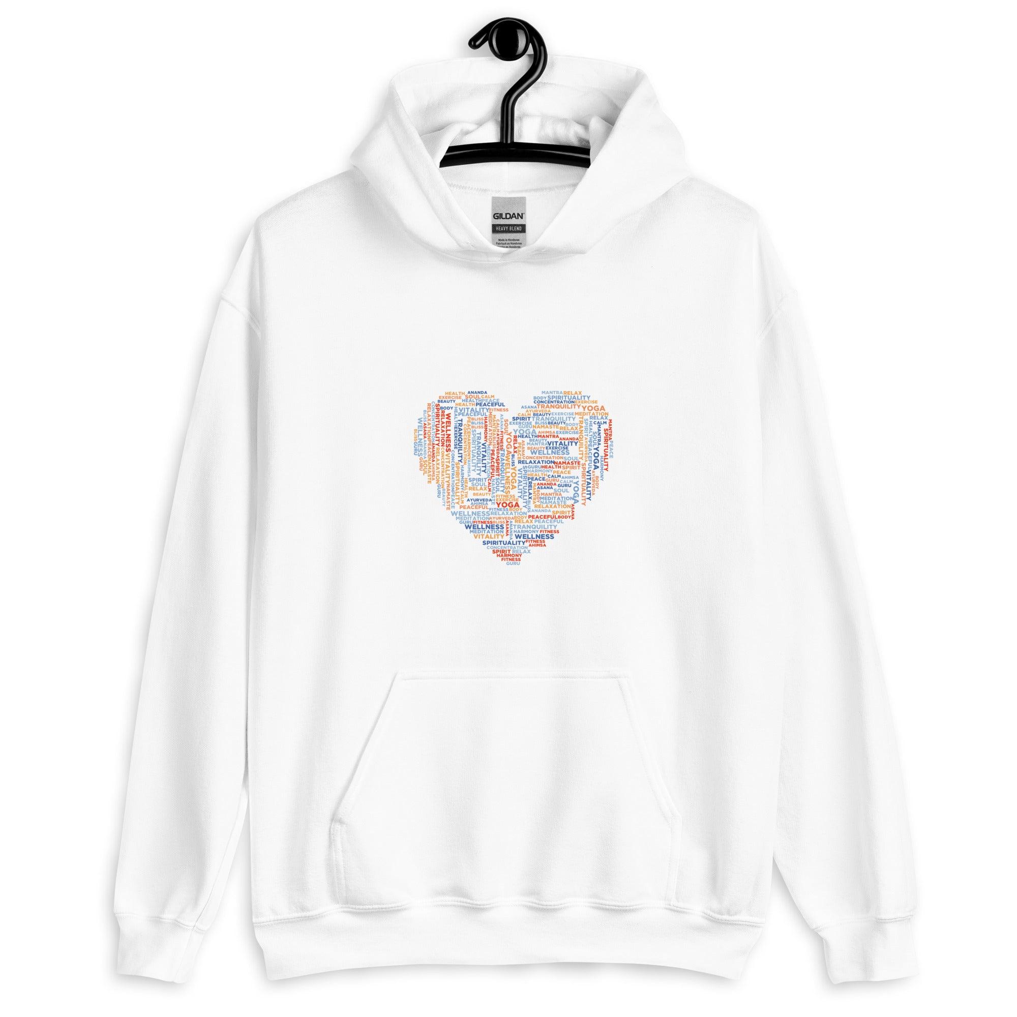 Sweatshirt com Capuz Unisexo Coração - My dear oraculo store